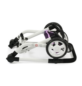 Kombi-Puppenwagen MIKA Jeans pink