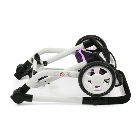 Kombi-Puppenwagen MIKA Jeans pink