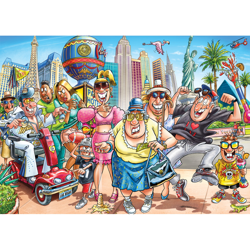 Wasgij Original 48 - Was in Vegas passiert - 1000 Teile