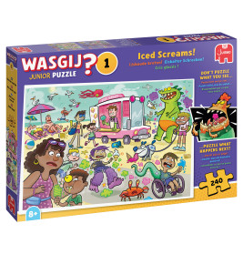 Wasgij Junior 1 - Eiskalter Schrecken  - 240 Teile