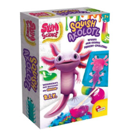INVENTO Slumi Science - Squish Axolotl – DIY Set | Eigenes Axolotl-Squishy basteln