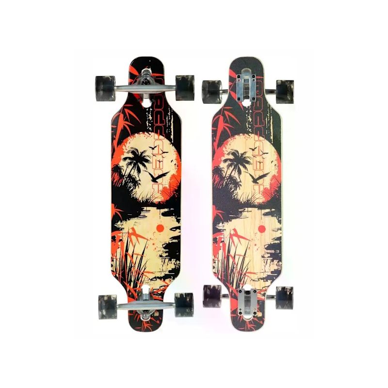 Madd Gear Skateboard Drop Through 31 Twilight Lagoon – 31 Zoll | Carving & Cruising | Stylisches Design