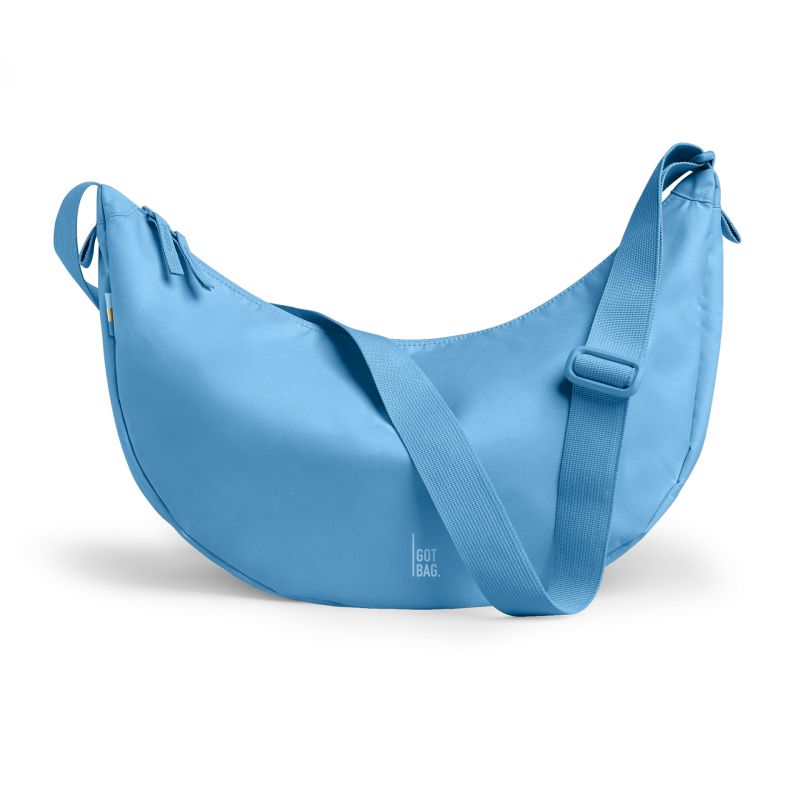 GOT BAG. Moon Bag Large Aqua – Recyceltes Ocean Impact Plastic. Geräumig & Umweltfreundlich