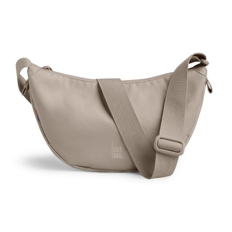 GOT BAG. PLEAT Moon Bag Small scallop – Nachhaltige Umhängetasche Ocean Plastic