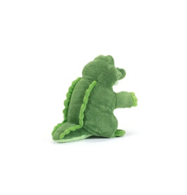 Trudi Puppets 29918 Handpuppe Krokodil ca. 22 cm (Größe S), Stofftier aus hochwertigen Materialien,