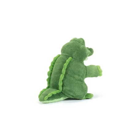 Trudi Puppets 29918 Handpuppe Krokodil ca. 22 cm (Größe S), Stofftier aus hochwertigen Materialien,