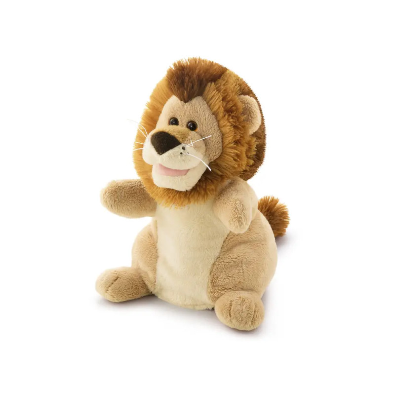 Trudi Puppets 29916 Handpuppe Löwe ca. 25 cm (Größe S), Stofftier aus hochwertigen Materialien, lieb