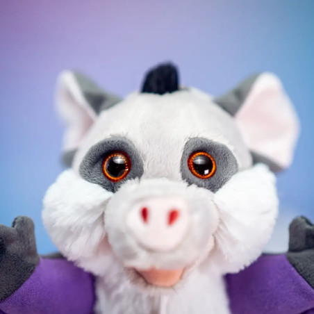 Trudi Puppets 29919 Handpuppe Fledermaus ca. 26 cm (Größe S), Stofftier aus hochwertigen Materialien