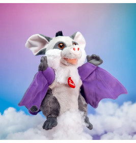 Trudi Puppets 29919 Handpuppe Fledermaus ca. 26 cm (Größe S), Stofftier aus hochwertigen Materialien