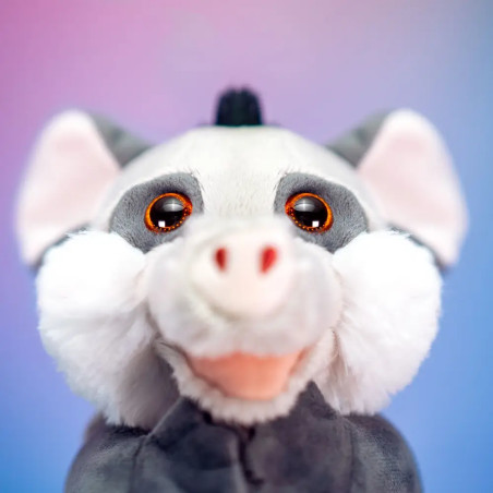 Trudi Puppets 29919 Handpuppe Fledermaus ca. 26 cm (Größe S), Stofftier aus hochwertigen Materialien