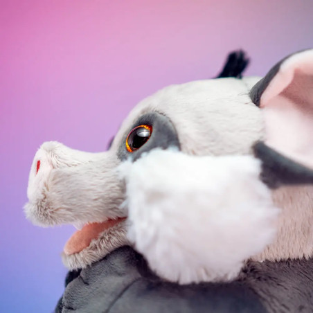 Trudi Puppets 29919 Handpuppe Fledermaus ca. 26 cm (Größe S), Stofftier aus hochwertigen Materialien