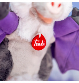 Trudi Puppets 29919 Handpuppe Fledermaus ca. 26 cm (Größe S), Stofftier aus hochwertigen Materialien