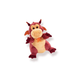 Trudi Puppets 29968 Handpuppe Drache ca. 22 cm (Größe S), Stofftier aus hochwertigen Materialien, li