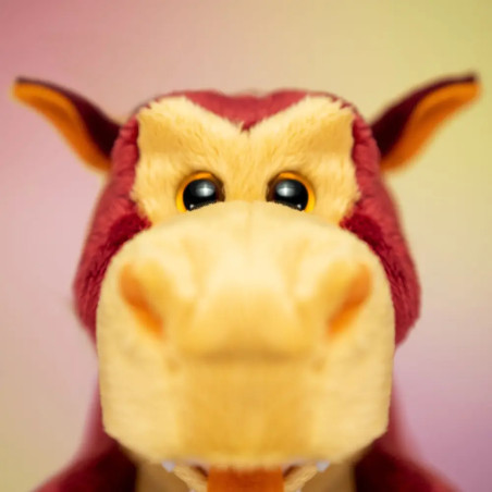 Trudi Puppets 29968 Handpuppe Drache ca. 22 cm (Größe S), Stofftier aus hochwertigen Materialien, li