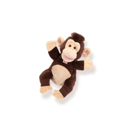 Trudi Puppets 29967 Handpuppe Affe ca. 21 cm (Größe S), Stofftier aus hochwertigen Materialien, lieb