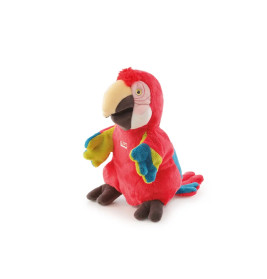 Trudi Puppets 29930 Handpuppe Papagei ca. 24 cm (Größe S), Stofftier aus hochwertigen Materialien, l