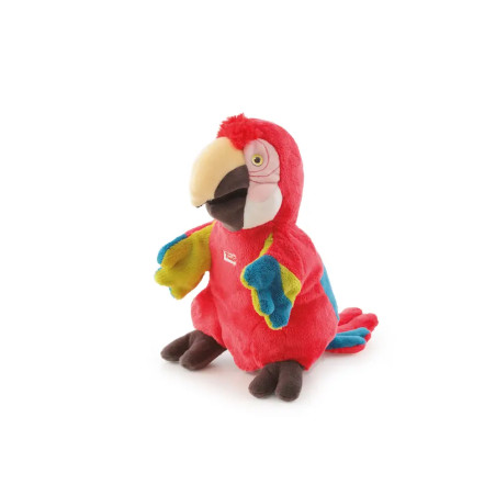 Trudi Puppets 29930 Handpuppe Papagei ca. 24 cm (Größe S), Stofftier aus hochwertigen Materialien, l