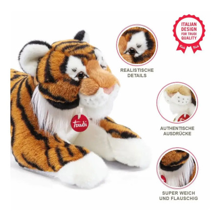 Trudi Puppets 29930 Handpuppe Papagei ca. 24 cm (Größe S), Stofftier aus hochwertigen Materialien, l