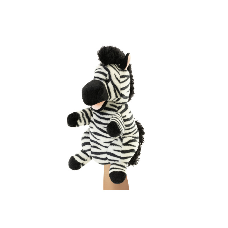 Handpuppe Zebra