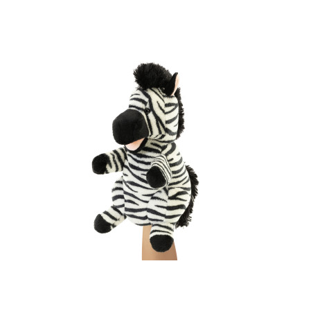 Handpuppe Zebra