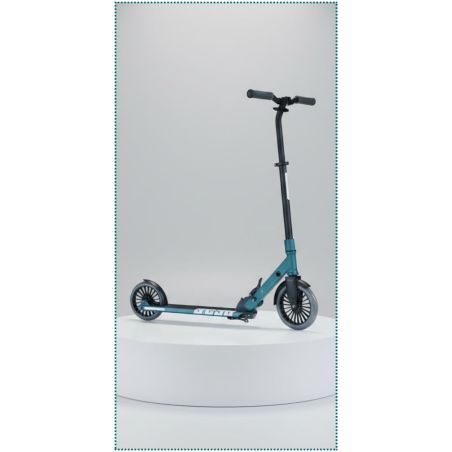 Elements of Emotion Solitary Scooter S-230 Türkis: Großrad-Komfort | Klappbar | Max. 100 kg | ABEC-7 Kugellager