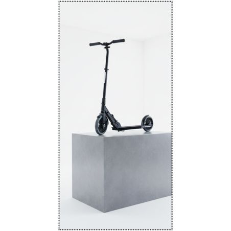 Elements of Emotion Solitary Scooter S-230 Schwarz – Großrad-Scooter für Pendler