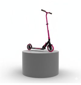 Elements of Emotion Solitary Scooter S-200 Schwarz-Pink – Cityroller 200mm Räder