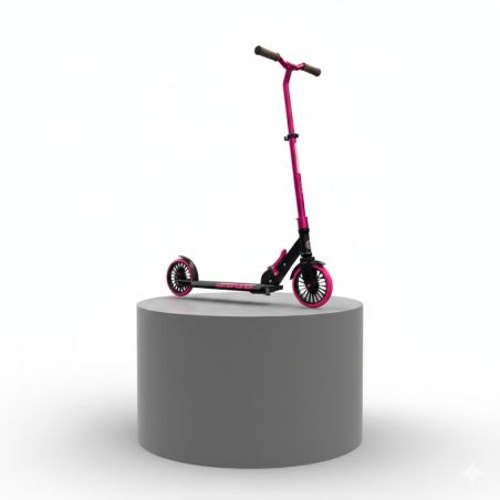 Elements of Emotion Solitary Scooter S-200 Schwarz-Pink – Cityroller 200mm Räder