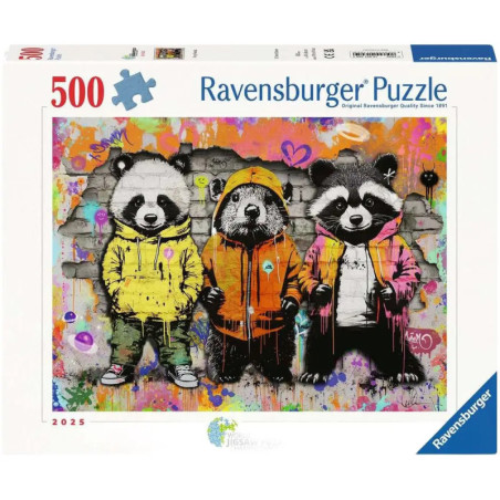 Ravensburger Puzzle "Flauschige Freunde" 500 Teile – Tierisch süßer Puzzlespaß