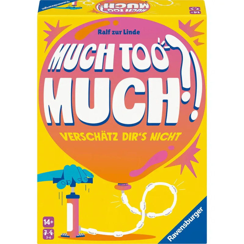 Ravensburger Much too much?! – Humorvolles Partyspiel für Erwachsene ab 16 J. (24926)