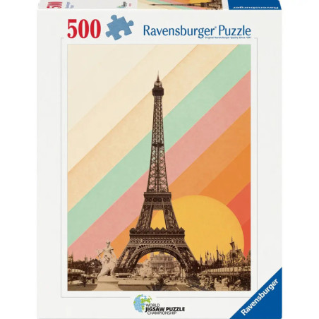 Ravensburger Puzzle 'Pariser Regenbogen' – 500 Teile | Magie von Paris entdecken