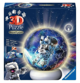Ravensburger 3D Puzzle Nachtlicht Astronauten – 72 Teile Weltraum & LED