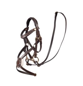 HKM Sports Equipment Trense mexikanisch braun – für Hobby Horse