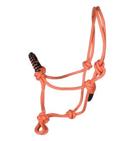 HKM Sports Equipment Knotenhalfter Orange – Robustes Trainingshilfsmittel für dein Pferd