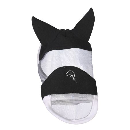 HKM Sports Equipment Fliegenschutzmaske schwarz mit Nasenteil – Hobby Horsing