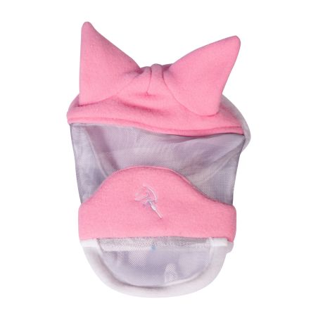 HKM Sports Equipment Fliegenschutzmaske rosa mit Nasenteil – Hobby Horsing
