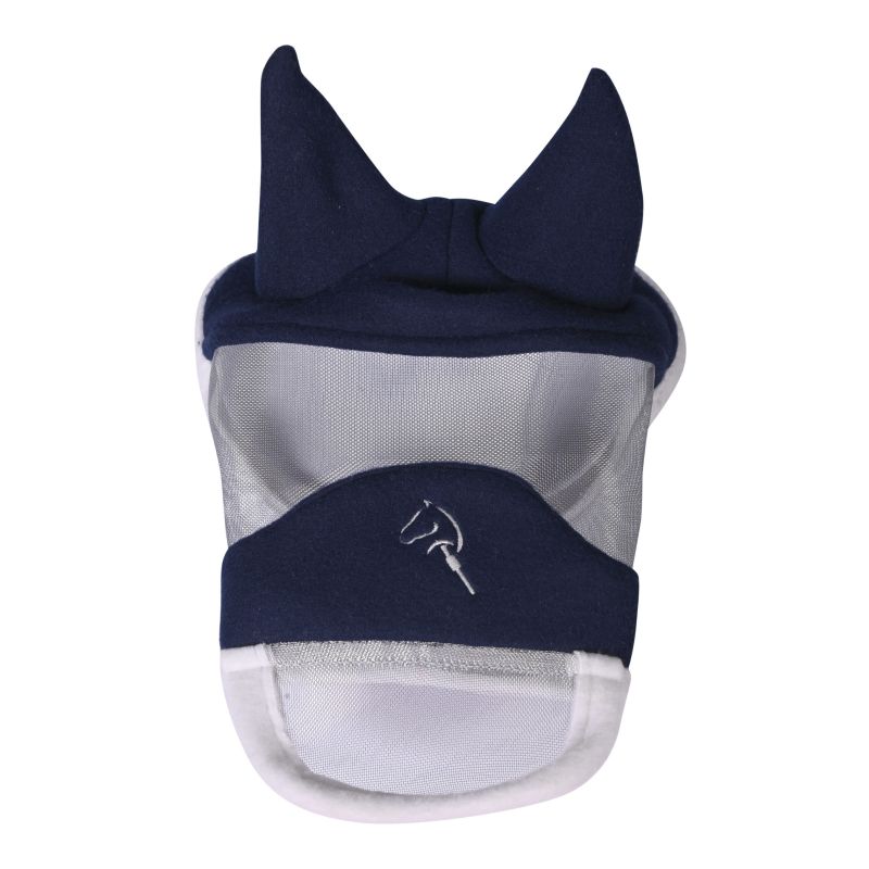 HKM Sports Equipment Fliegenschutzmaske blau mit Nasenteil – Hobby Horsing
