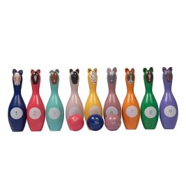 HKM Sports Equipment Bowling-Set – Indoor & Outdoor Spielspaß für die Familie