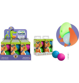 CLASS-6 Antistress-   Relaxbälle 2er-Set, 3-fach sortiert Die perfekte Soforthilfe für knifflige Hau