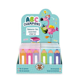 Radierer Stifte 3er-Set, sort.