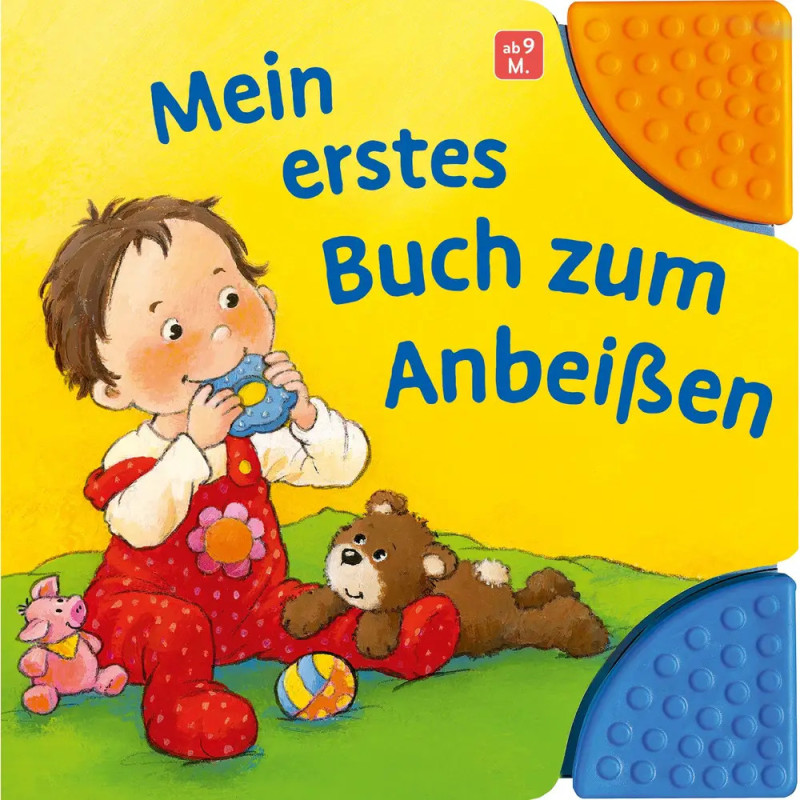 Ravensburger Mein erstes Buch zum Anbeissen – Stoffbuch babyfreundlich ab 9 Mon. | Sensorik & Feinmotorik | 9783473421442