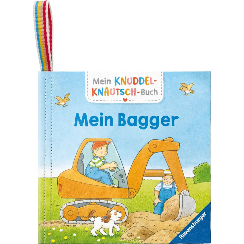 Mein Knuddel-Knautsch-Buch: Mein Bagger