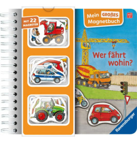 Mein großes Magnetbuch: Wer fährt wohin?