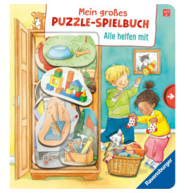 Mein großes Puzzle-Spielbuch: Alle helfen