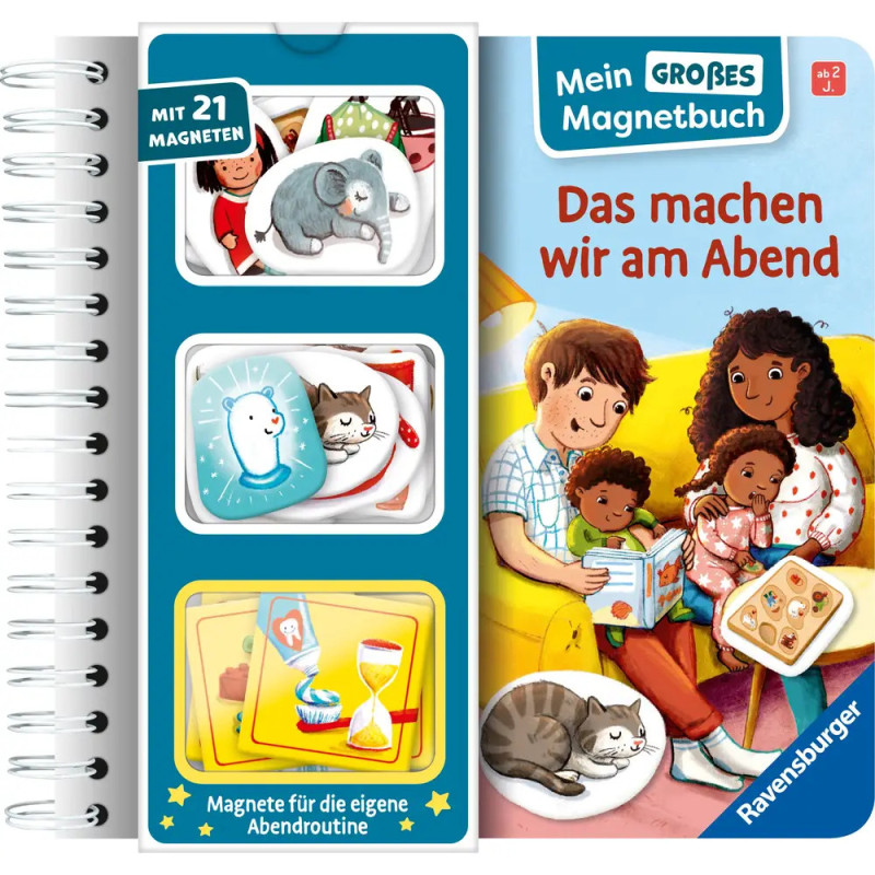 Mein grosses Magnetbuch: Das machen wir am Abend