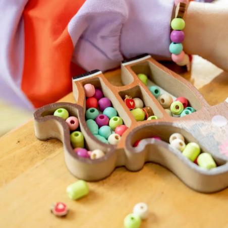 Coppenrath Verlag Holzperlenset Mein kleiner Ponyhof – Bastelset für Schmuck & Kreativität