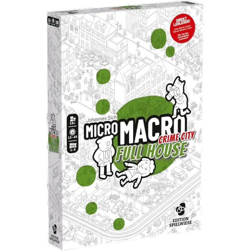 Hutter MicroMacro: Crime City 2 Full House – Wimmelbild-Detektivspiel & Krimispiel