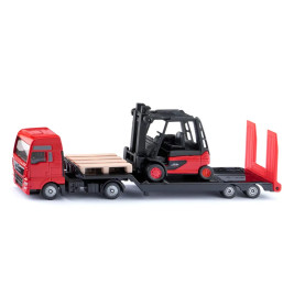 MAN Lkw mit Linde Gabelstapler