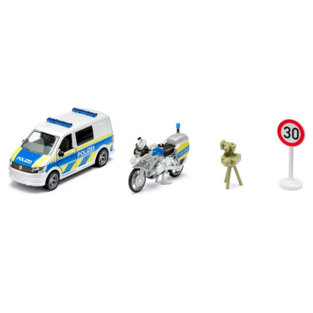 VW T6 mit BMW Polizeimotorrad