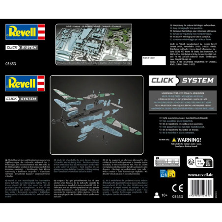 Messerschmitt Bf109G-6 (Click System), Revell Bausatz zum Zusammenstecken mehrfarbig